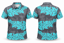 Strictly Aloha Gray w/Tiffany Floral Polo
