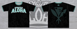 Strictly Aloha Black/Tiffany Jersey