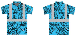 The Arrangement Blue Highlighter HiViz Polo