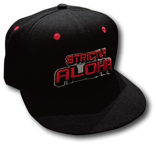 Strictly Aloha Black/Red w/Gray Hat