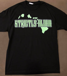 Strictly Aloha Poly Shield Black with Mint Green