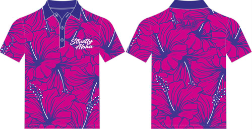 Strictly Hibiscus Polo